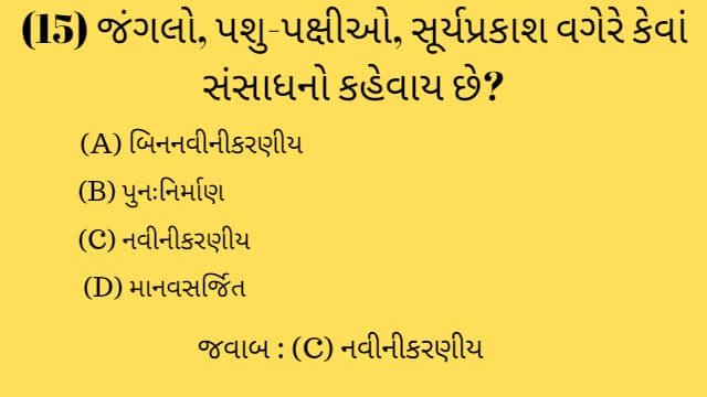 Std 8 Social Science Chapter 9 Mcq Gujarati